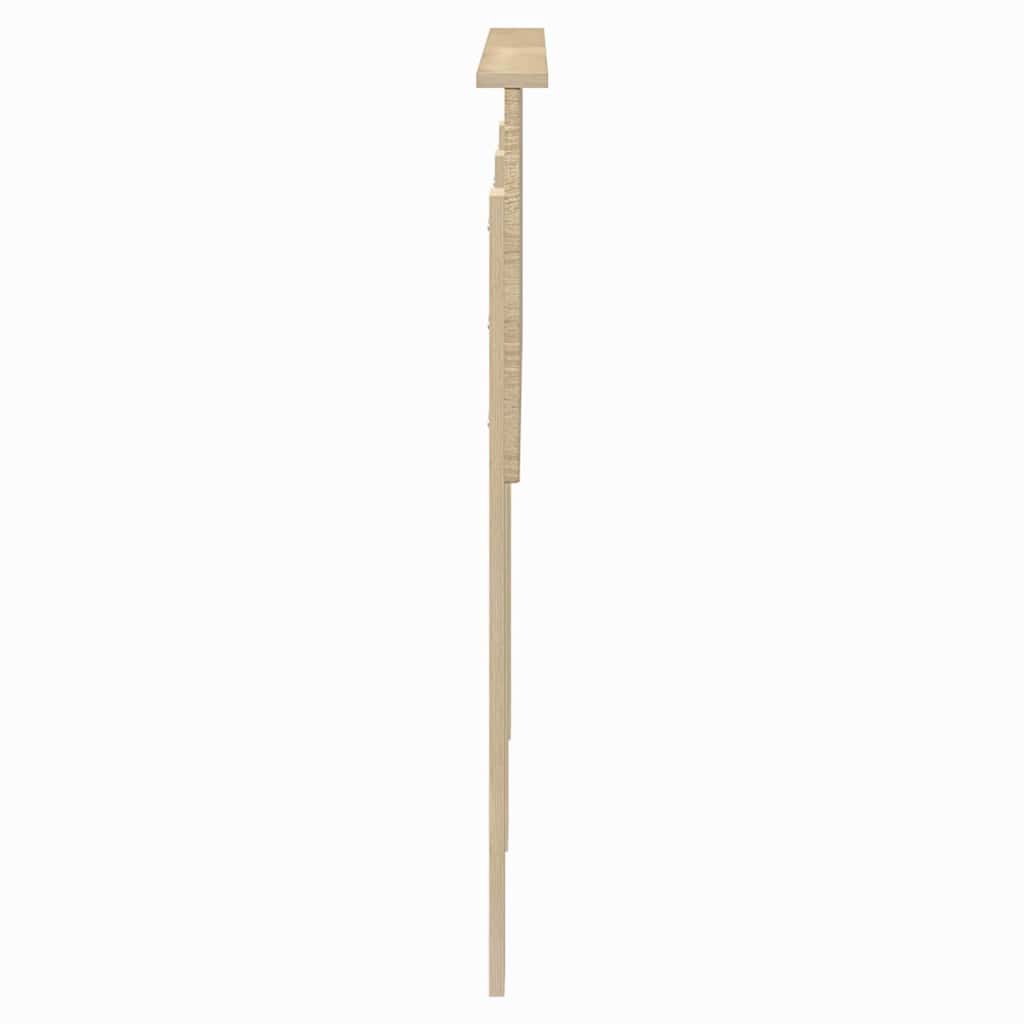Hoofdbord met hoofdeinde Sonoma Eiken 120 cm Bewerkt hout