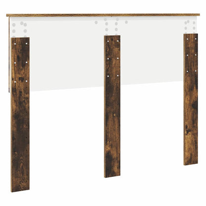 Hoofdbord met hoofdeinde Gerookt eiken 120 cm Bewerkt hout