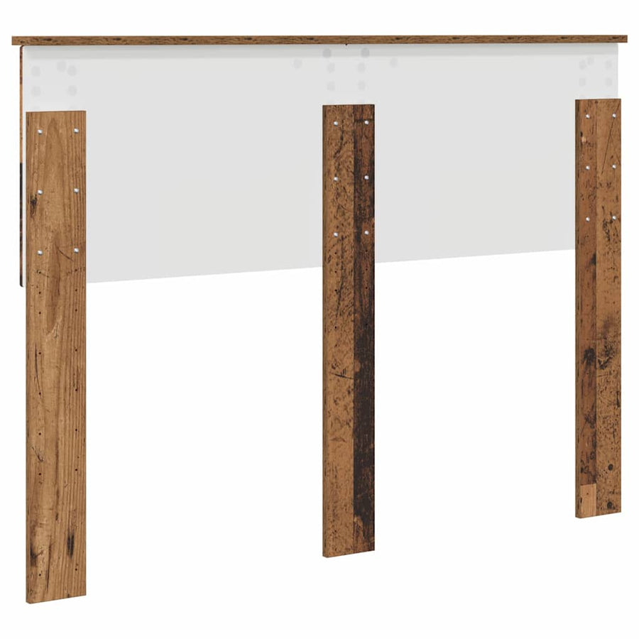 Hoofdbord met hoofdeinde Oud Hout 120 cm Bewerkt hout