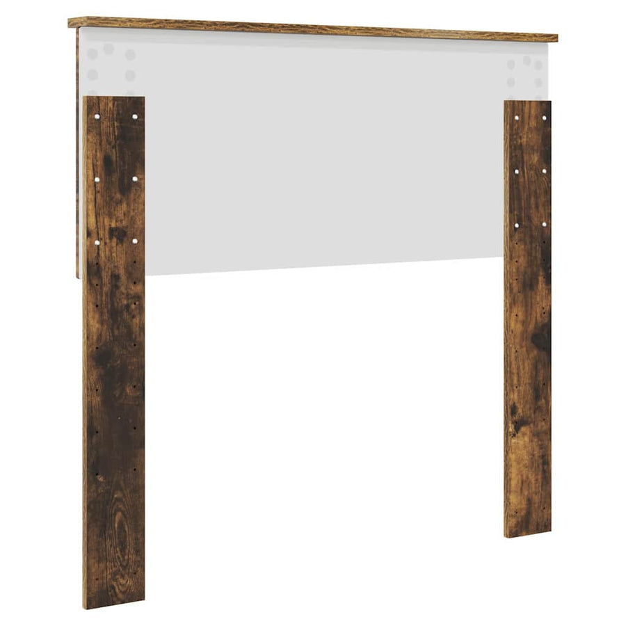 Hoofdbord met hoofdeinde Gerookt eiken 100 cm Bewerkt hout