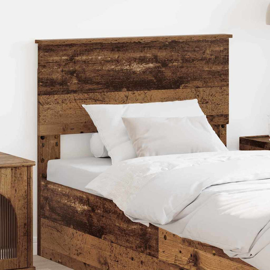 Hoofdbord met hoofdeinde Oud Hout 100 cm Bewerkt hout