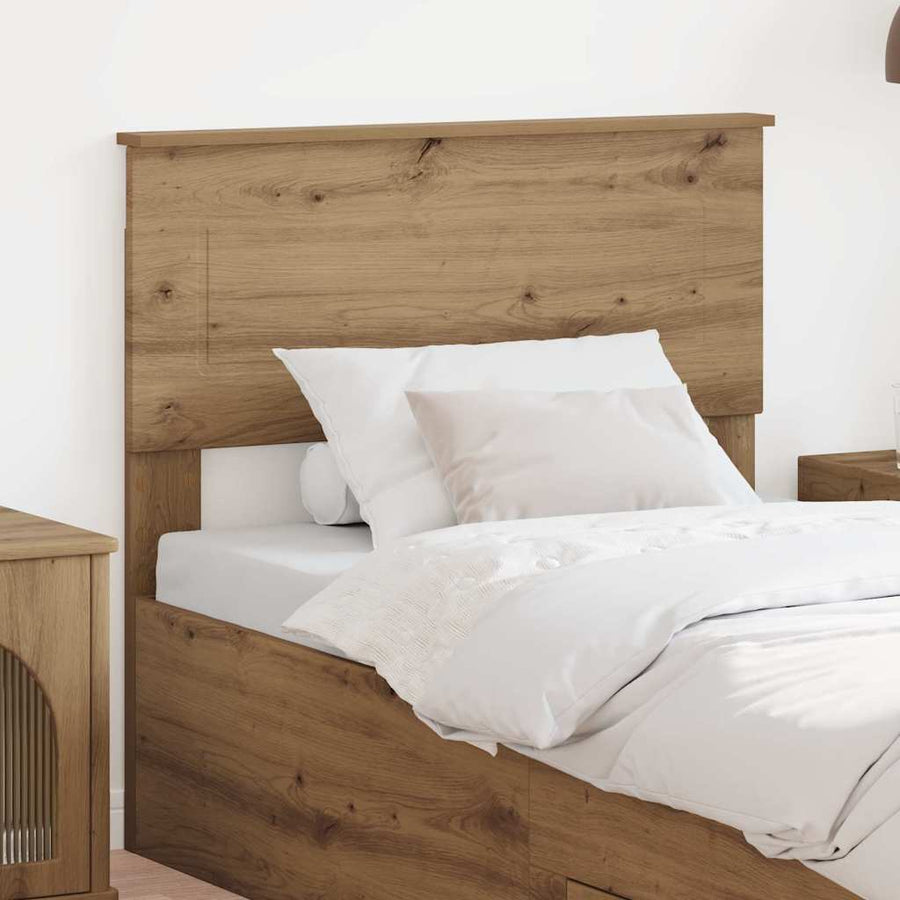 Hoofdbord met hoofdeinde Artisan Eiken 100 cm Bewerkt hout