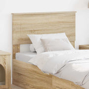 Hoofdbord 90 cm Sonoma eiken bewerkt hout