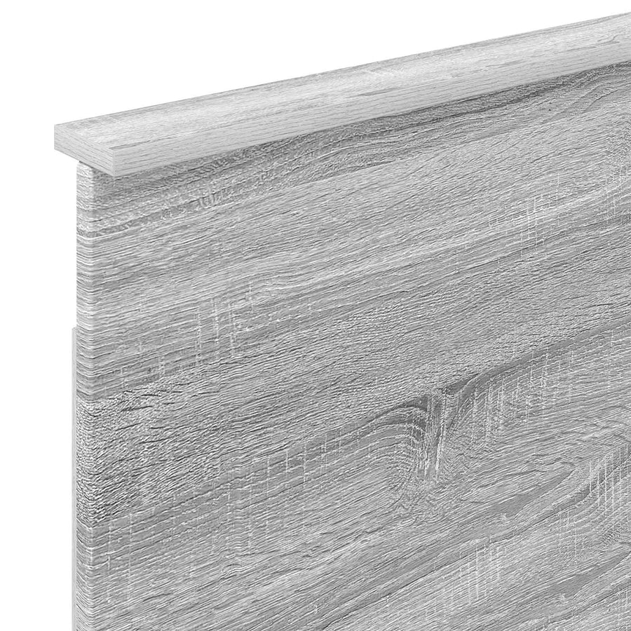 Hoofdbord Grijs Sonoma Bewerkt hout