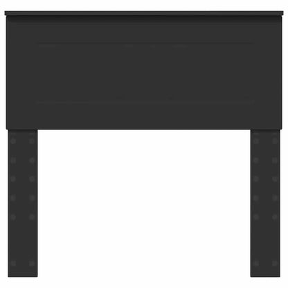 Hoofdbord met hoofdeinde Zwart Eiken 80 cm Bewerkt hout