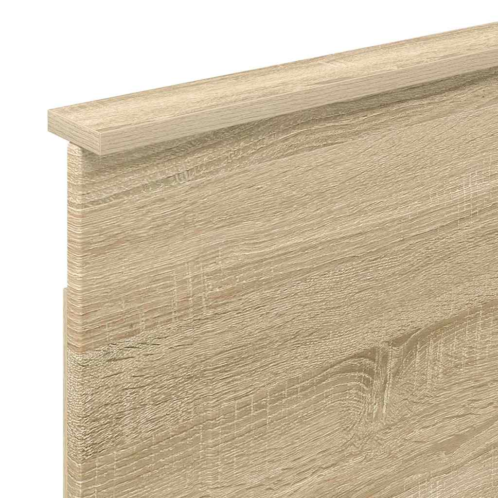 Hoofdbord met hoofdeinde Sonoma Eiken 80 cm Bewerkt hout
