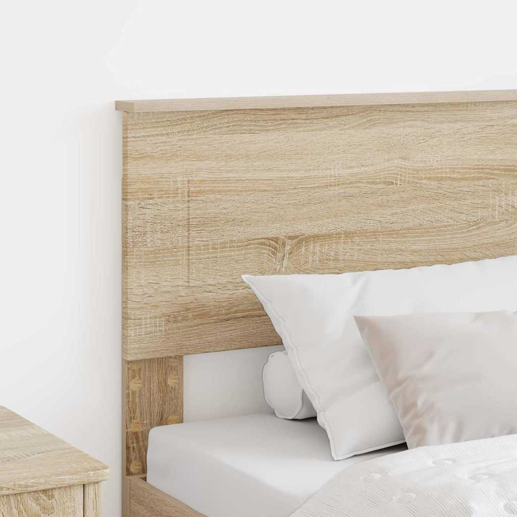 Hoofdbord met hoofdeinde Sonoma Eiken 80 cm Bewerkt hout