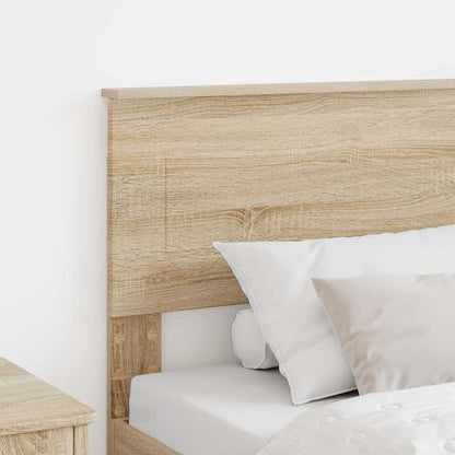 Hoofdbord met hoofdeinde Sonoma Eiken 80 cm Bewerkt hout