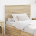 Hoofdbord Sonoma Eiken 80 cm Bewerkt hout