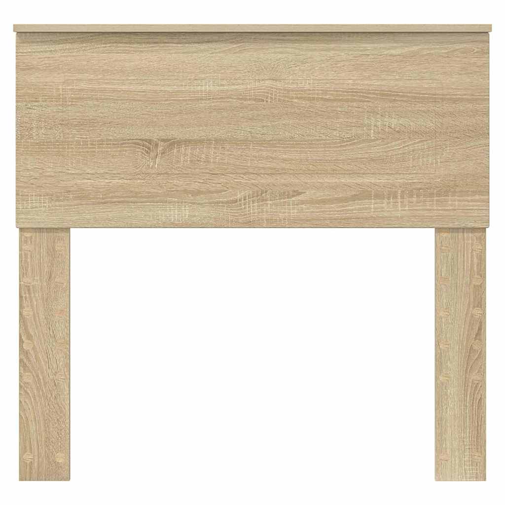 Hoofdbord met hoofdeinde Sonoma Eiken 80 cm Bewerkt hout
