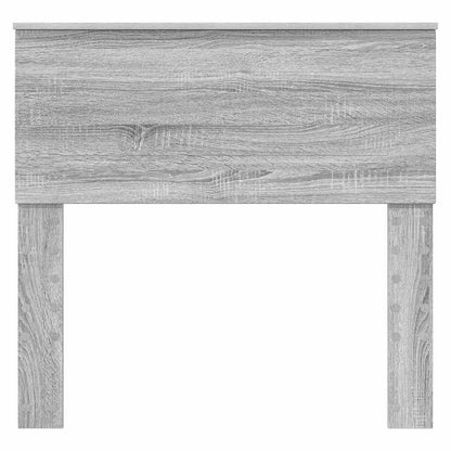 Hoofdbord met hoofdeinde Grijs Sonoma 80 cm Bewerkt hout