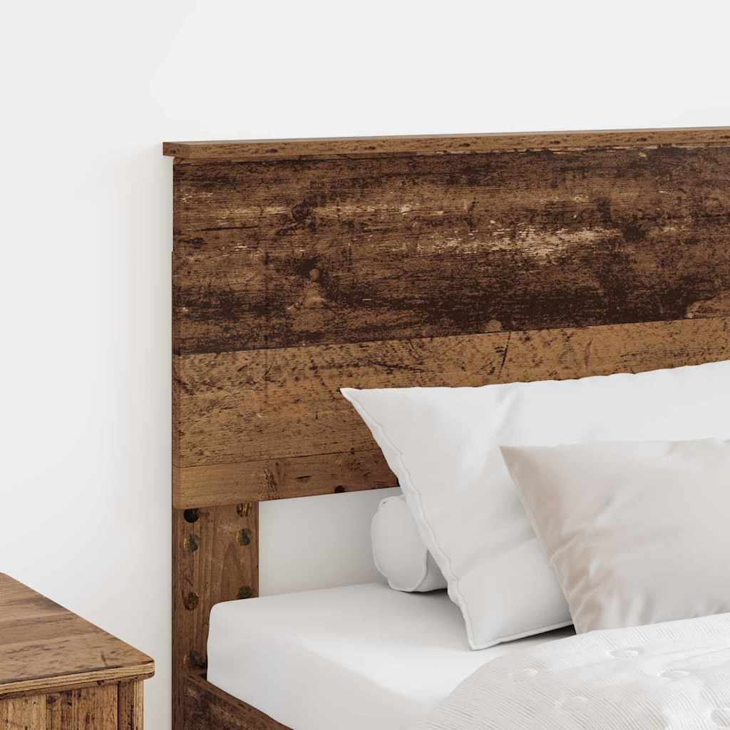 Hoofdbord met hoofdeinde Oud Hout 80 cm Bewerkt hout