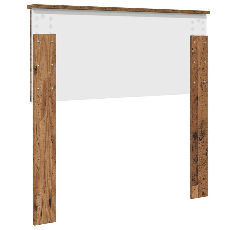Hoofdbord met hoofdeinde Oud Hout 80 cm Bewerkt hout