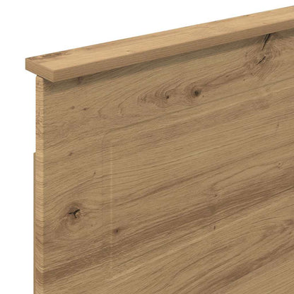 Hoofdbord met hoofdeinde Artisan Eiken 80 cm Bewerkt hout