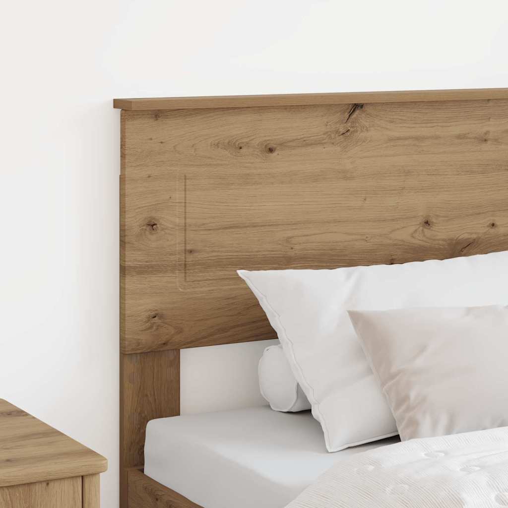 Hoofdbord met hoofdeinde Artisan Eiken 80 cm Bewerkt hout