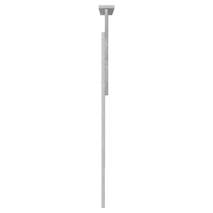 Hoofdbord met hoofdeinde Beton Grijs 75 cm Bewerkt hout