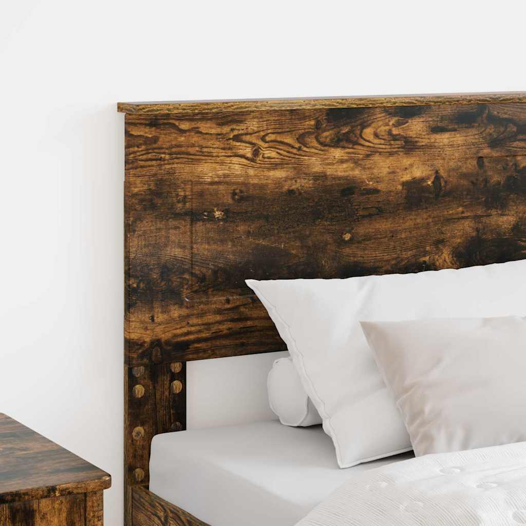 Hoofdbord met hoofdeinde Gerookt eiken 75 cm Bewerkt hout