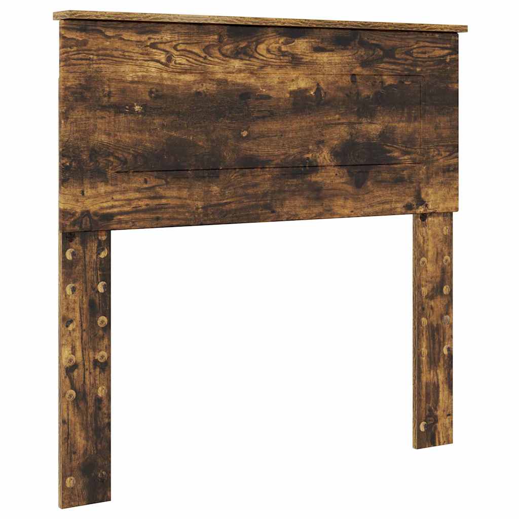 Hoofdbord met hoofdeinde Gerookt eiken 75 cm Bewerkt hout