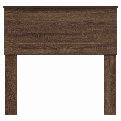 Hoofdbord met hoofdeinde Bruin Eiken 75 cm Bewerkt hout