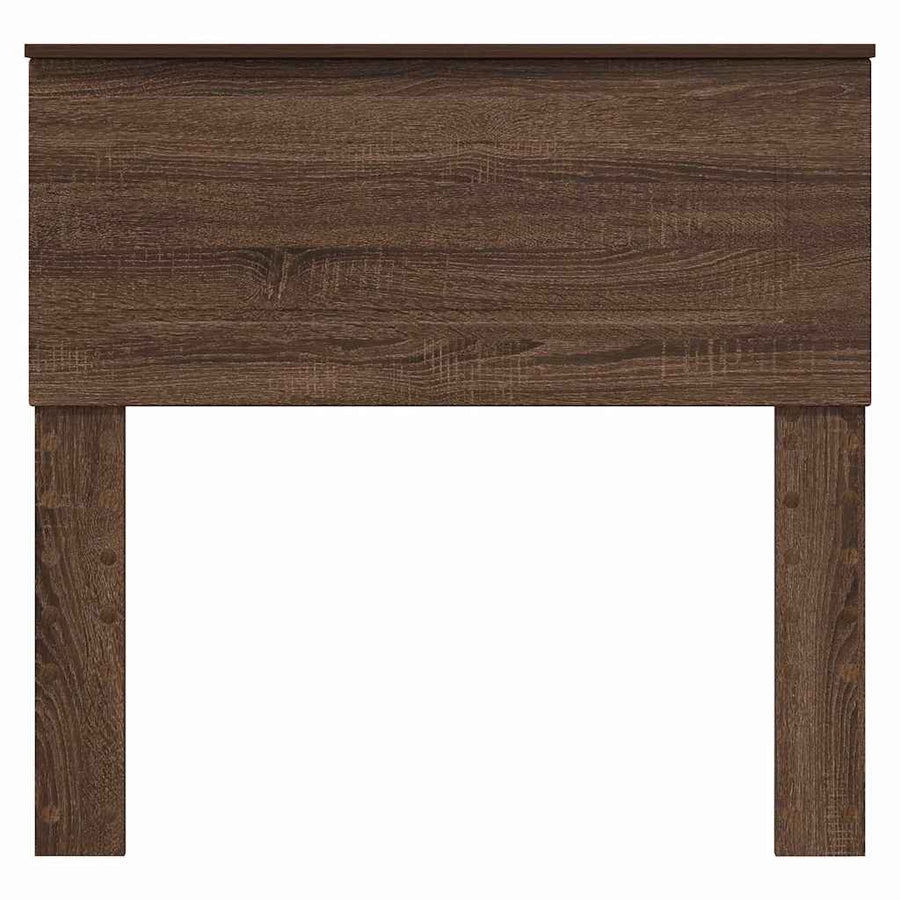 Hoofdbord met hoofdeinde Bruin Eiken 75 cm Bewerkt hout