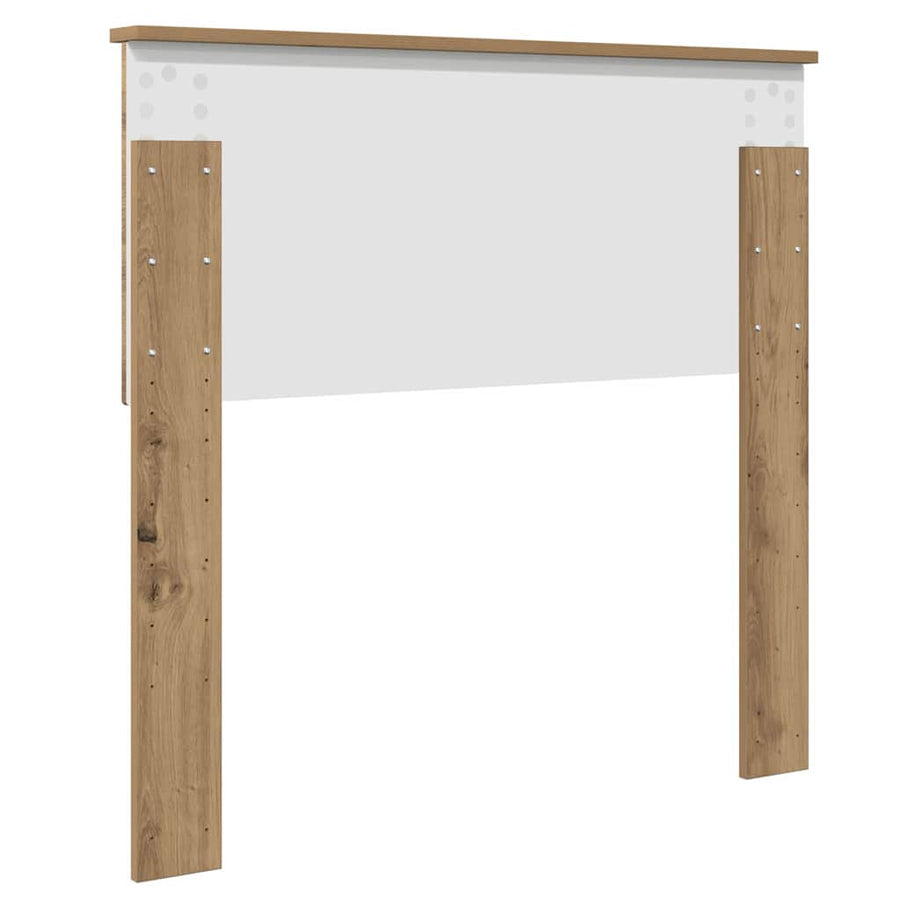 Hoofdbord met hoofdeinde Artisan Eiken 75 cm Bewerkt hout
