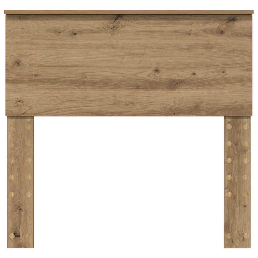 Hoofdbord met hoofdeinde Artisan Eiken 75 cm Bewerkt hout