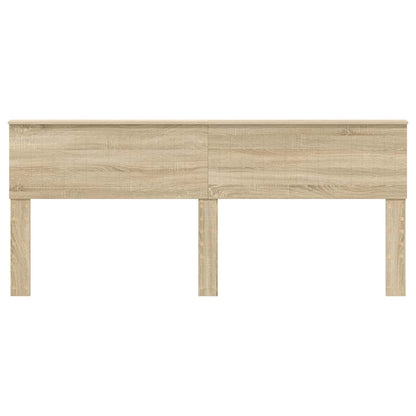 Hoofdbord met hoofdeinde Sonoma Eiken 200 cm Bewerkt hout