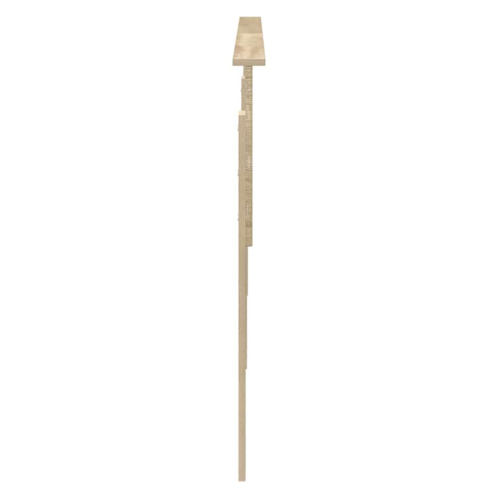 Hoofdbord met hoofdeinde Sonoma Eiken 200 cm Bewerkt hout
