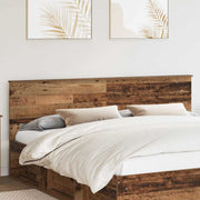 Hoofdbord 203x7x100 cm oud hout bewerkt hout