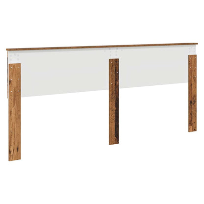 Hoofdbord met hoofdeinde Oud Hout 200 cm Bewerkt hout