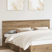 Hoofdbord met hoofdeinde Artisan Eiken 200 cm Bewerkt hout