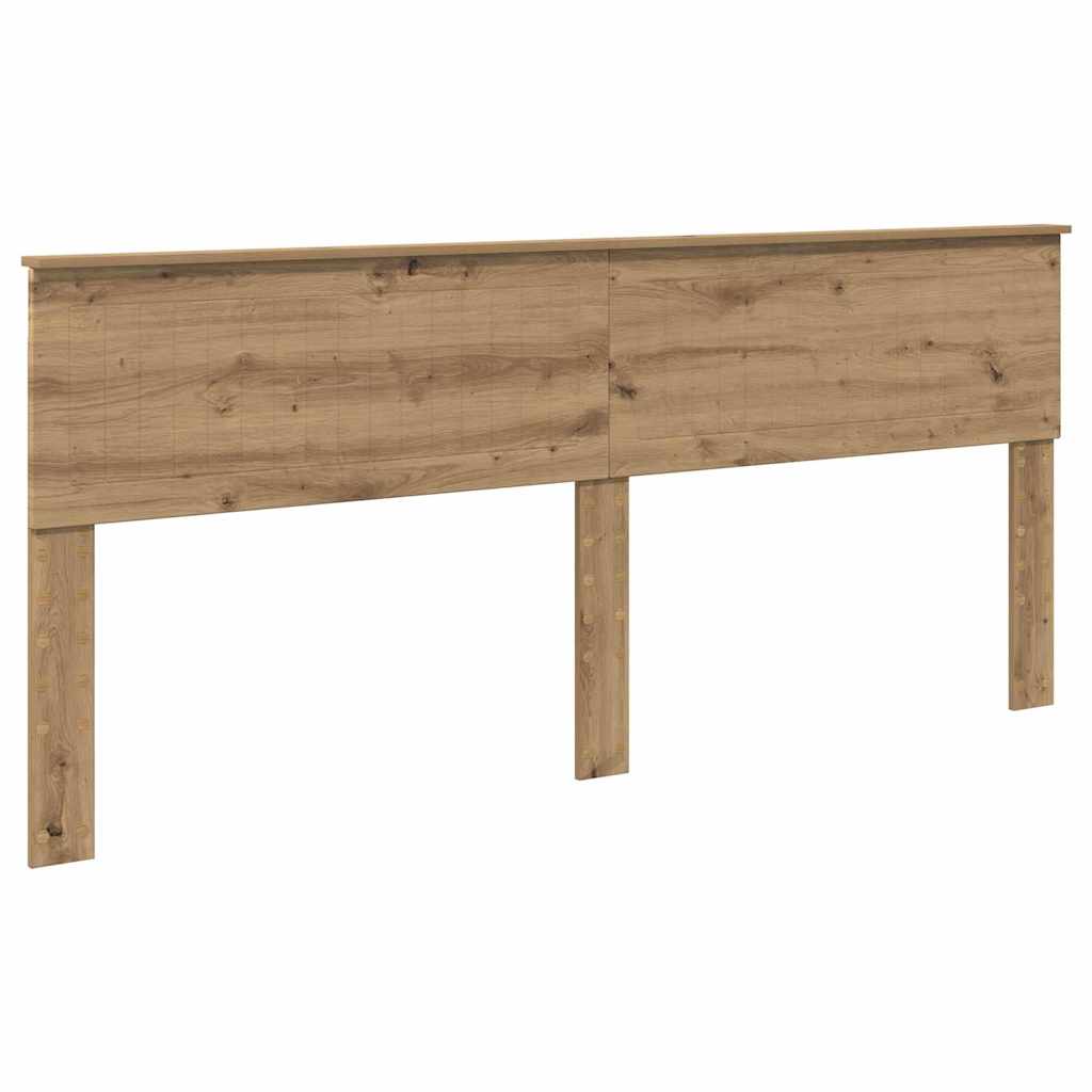 Hoofdbord met hoofdeinde Artisan Eiken 200 cm Bewerkt hout
