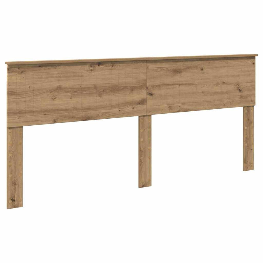 Hoofdbord met hoofdeinde Artisan Eiken 200 cm Bewerkt hout