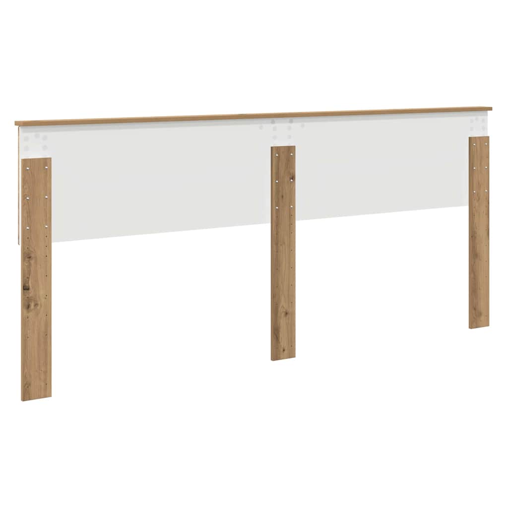 Hoofdbord met hoofdeinde Artisan Eiken 200 cm Bewerkt hout