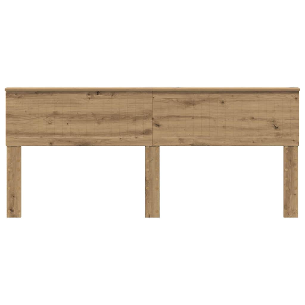Hoofdbord met hoofdeinde Artisan Eiken 200 cm Bewerkt hout