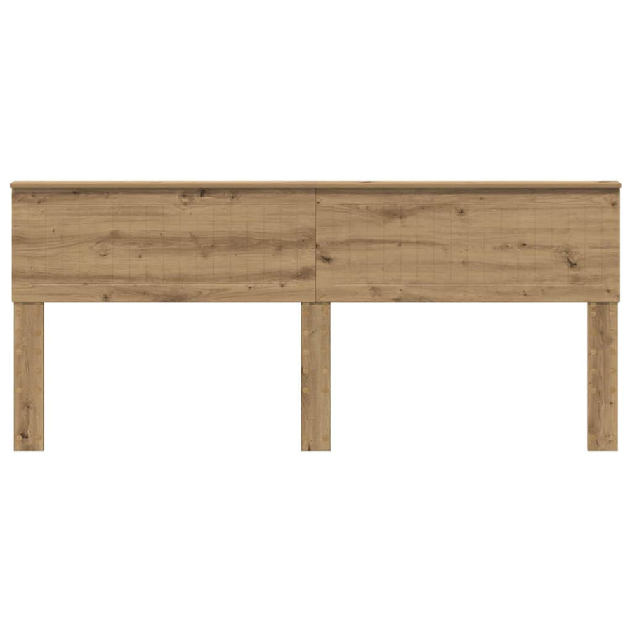Hoofdbord met hoofdeinde Artisan Eiken 200 cm Bewerkt hout