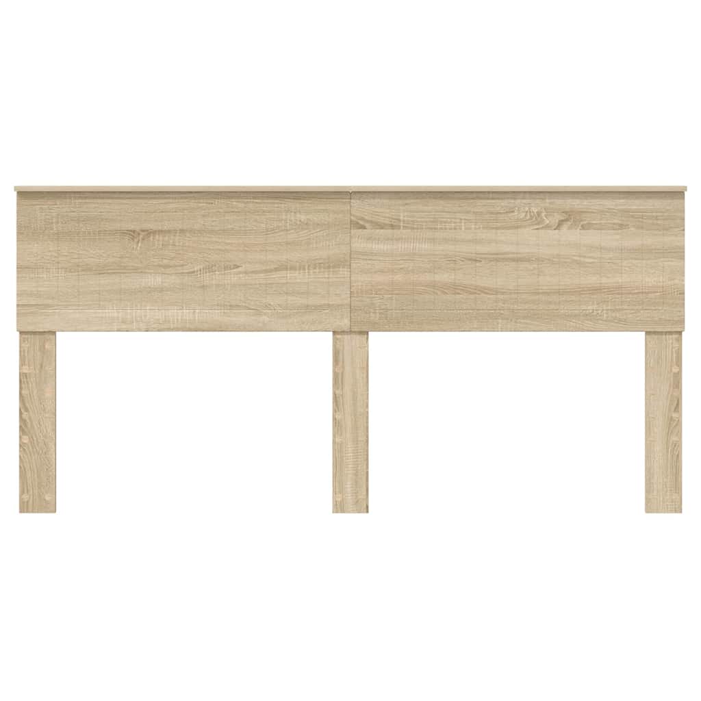 Hoofdbord met hoofdeinde Sonoma Eiken 180 cm Bewerkt hout