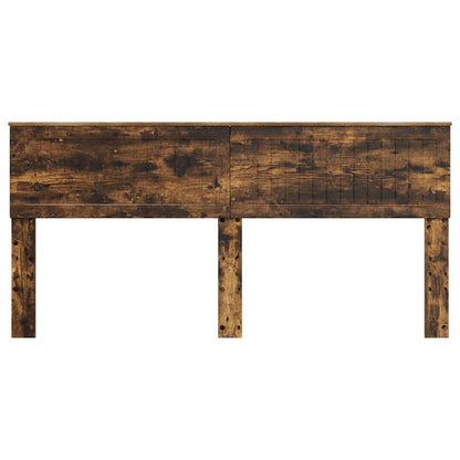Hoofdbord met hoofdeinde Gerookt eiken 180 cm Bewerkt hout