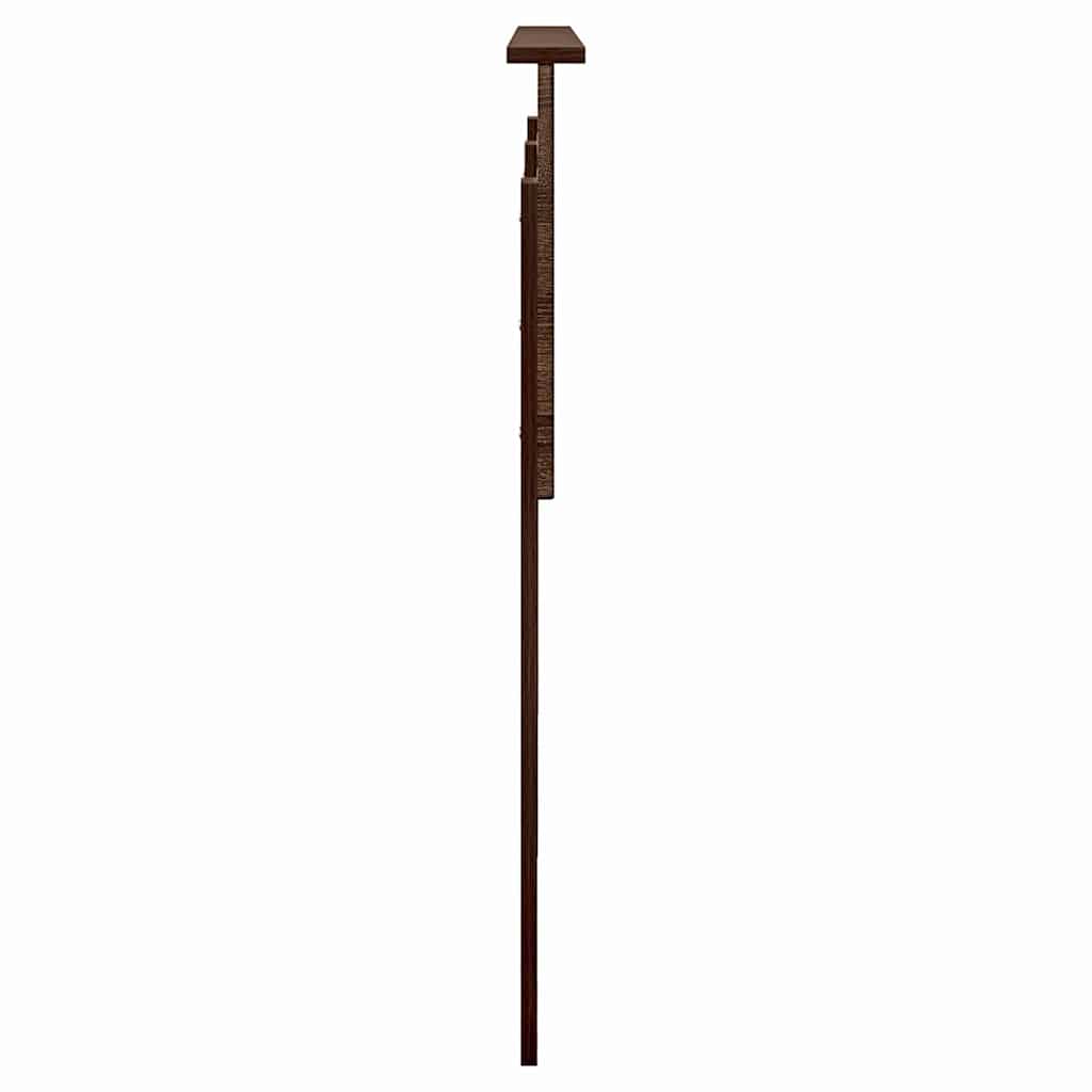 Hoofdbord met hoofdeinde Bruin Eiken 180 cm Bewerkt hout