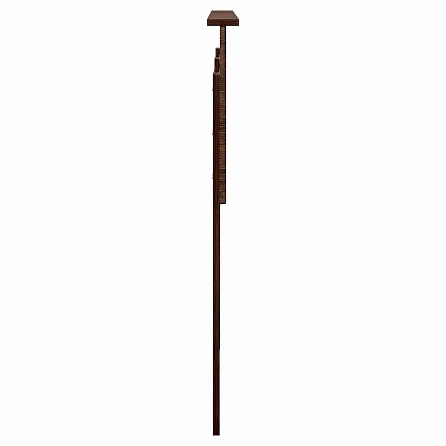 Hoofdbord met hoofdeinde Bruin Eiken 180 cm Bewerkt hout
