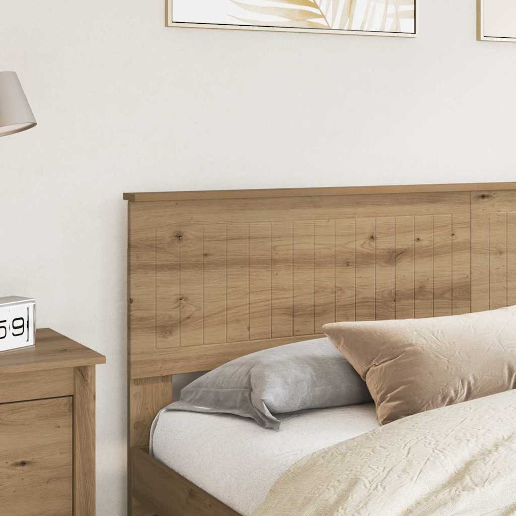 Hoofdbord met hoofdeinde Artisan Eiken 180 cm Bewerkt hout