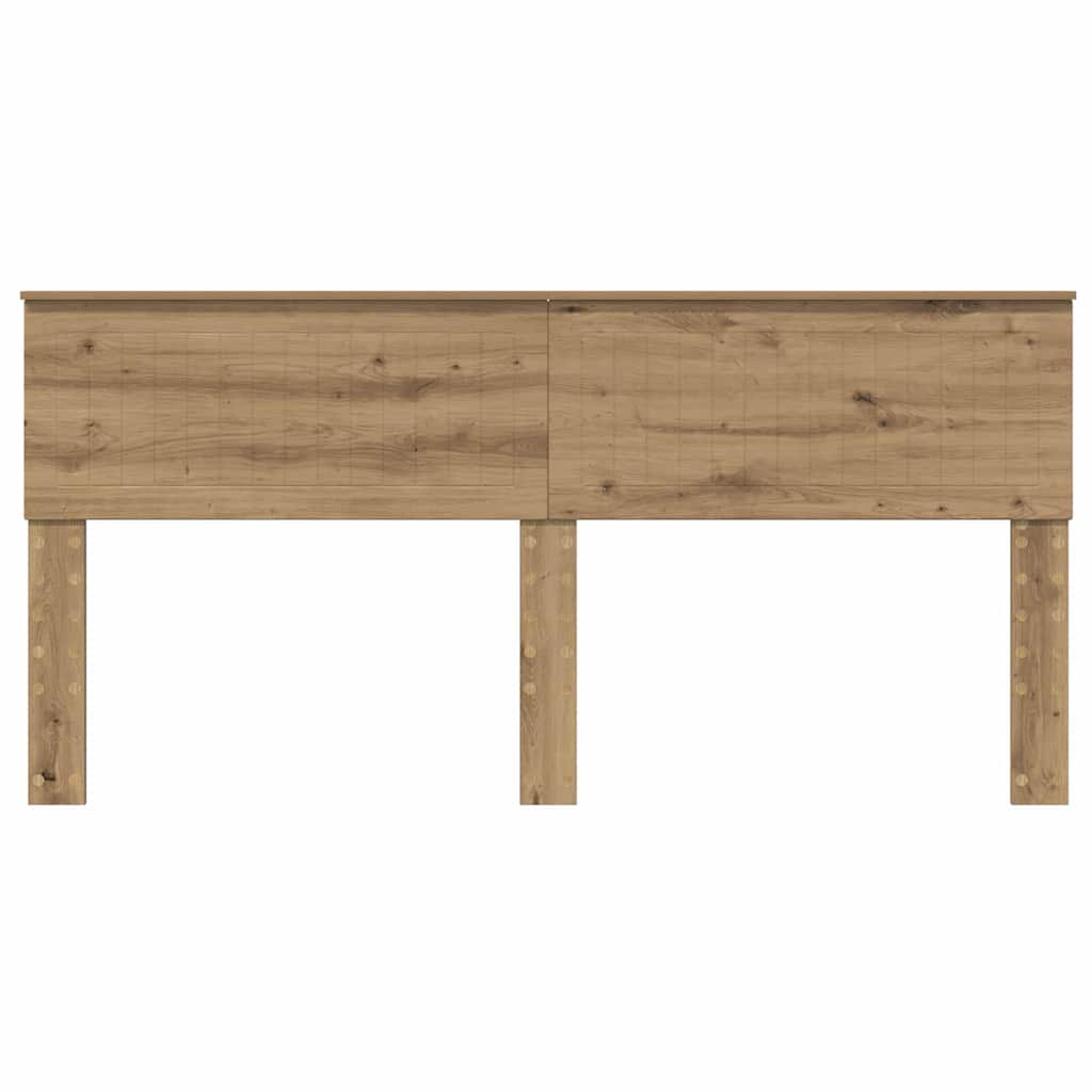Hoofdbord met hoofdeinde Artisan Eiken 180 cm Bewerkt hout
