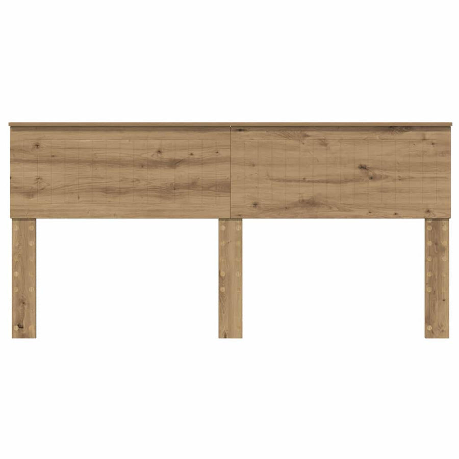 Hoofdbord met hoofdeinde Artisan Eiken 180 cm Bewerkt hout