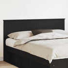 Headboard Black Oak 160 cm Engineered Wood