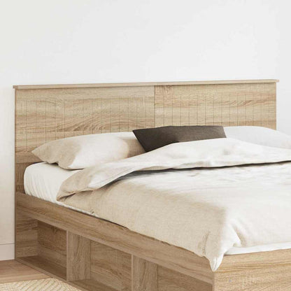 Hoofdbord met hoofdeinde Sonoma Eiken 160 cm Bewerkt hout