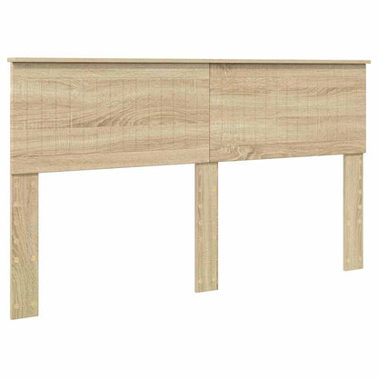 Hoofdbord met hoofdeinde Sonoma Eiken 160 cm Bewerkt hout