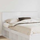Headboard Gloss White 160 cm Engineered Wood