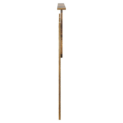 Hoofdbord met hoofdeinde Gerookt eiken 160 cm Bewerkt hout