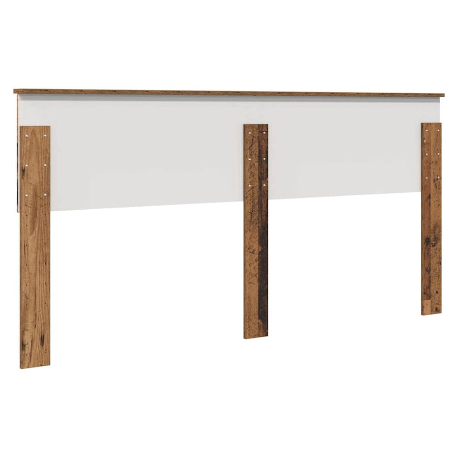 Hoofdbord met hoofdeinde Oud Hout 160 cm Bewerkt hout