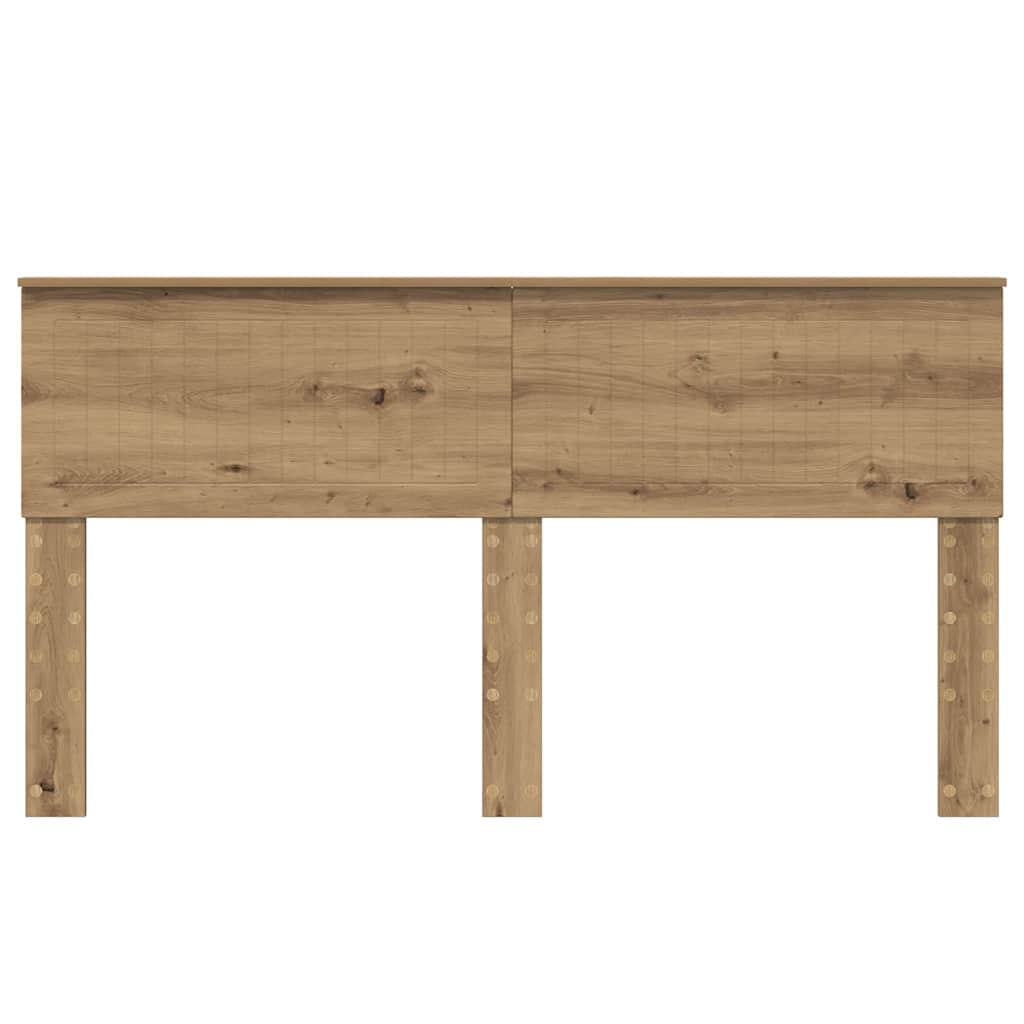 Hoofdbord met hoofdeinde Artisan Eiken 160 cm Bewerkt hout
